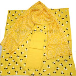linen dress online shopping_Yellow_arafexpress.com
