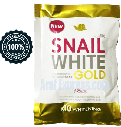 Snail White Gold Glutathione Collagen Soap X10 Whitening
