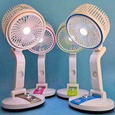 Led light folding fan (lr